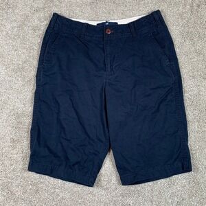 Hollister Cali Longboard Shorts Mens W30 Epic Flex‎ Blue Chino Casual Pockets